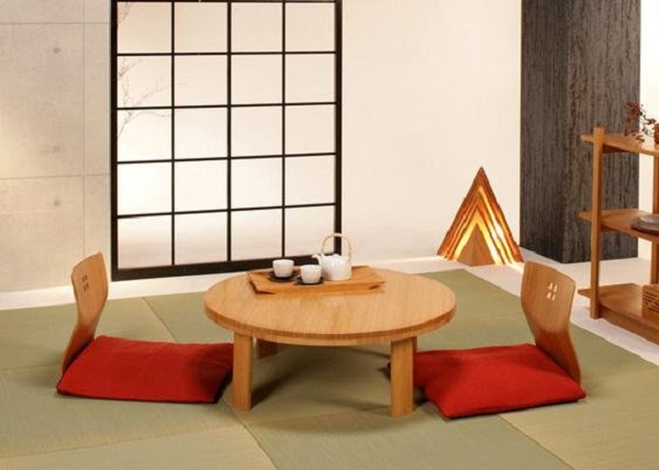 bàn ngồi bệt kiểu Nhật
