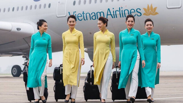 tiếp viên hàng không vietnam airline